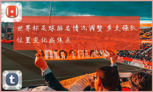 世界杯足球排名情况调整 多支强队位置变化成焦点
